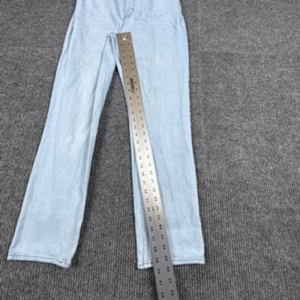 Abercrombie&Fitch Curve Love 90s Straight Ultra High Rise Jean Light Wash 27/4R - Picture 7 of 13
